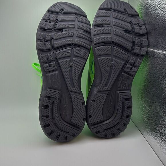 BROOKS Men's Adrenaline GTS 23 SIZE 8.5 WIDE (2E) BLACK/GREEN - Picture 7 of 9